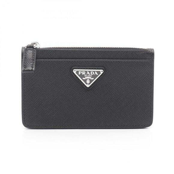 PRADA Black Leather Saffiano Wallet - Picture 1 of 5